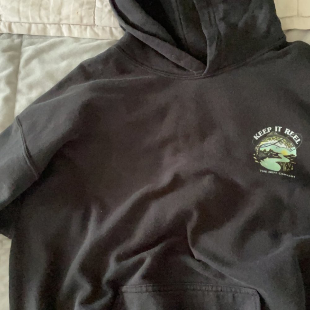 Keep It Reel Mens hoodie size Large.